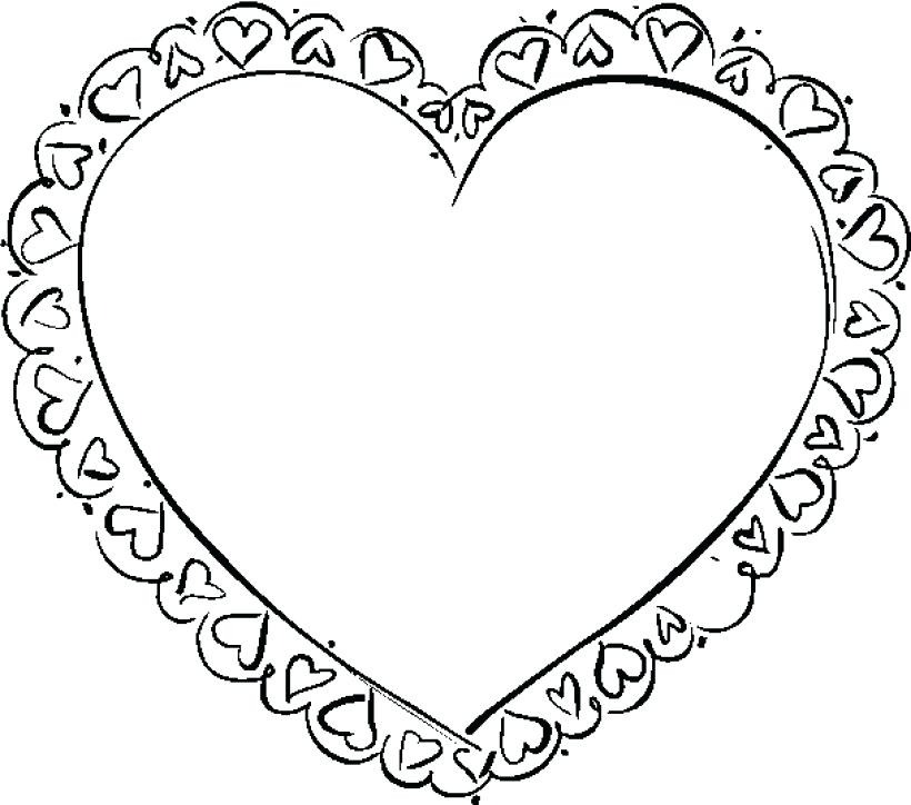 Coloring Pages Of Valentines Day Hearts Printable Valentines 820x724 Coloring Pages Of Valentines Day Hearts Printable Valentines