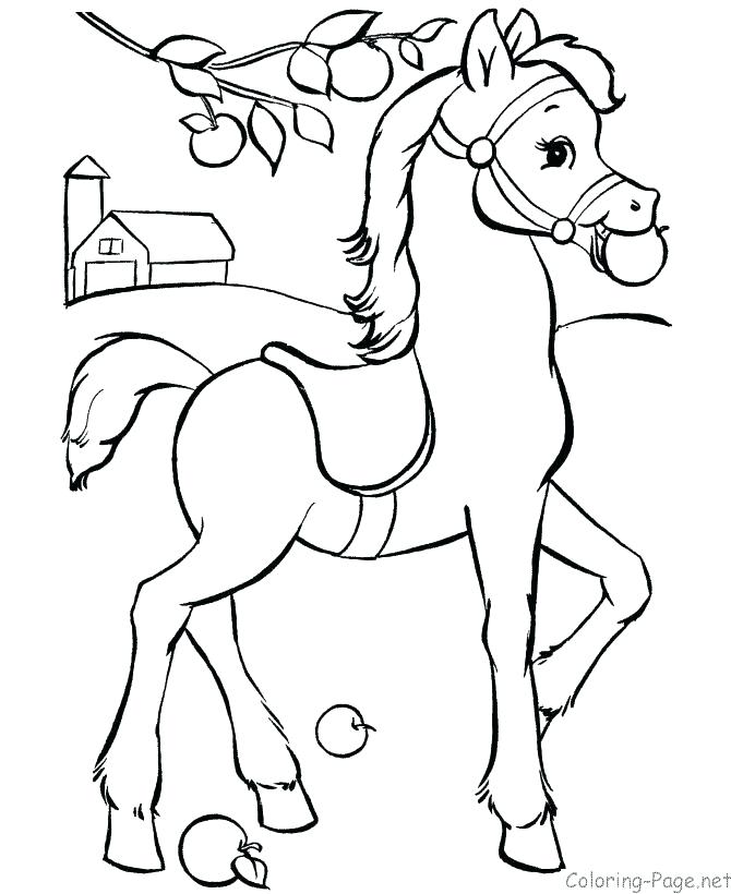 Horse Coloring Pages Beautiful Horse Coloring Pages For Kids 670x820 Horse Coloring Pages Beautiful Horse Coloring Pages For Kids