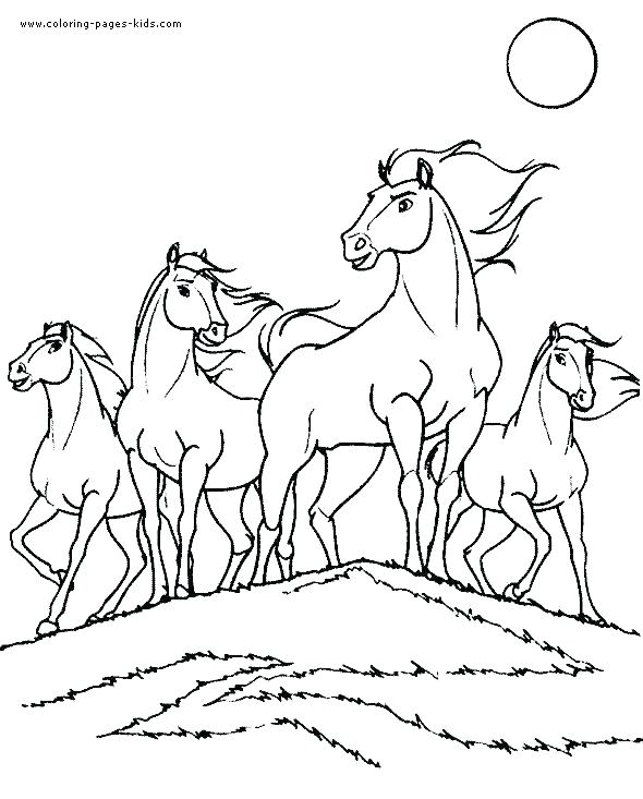 590x733 Baby Horses Coloring Pages Barbie Horse Coloring Page Coloring
