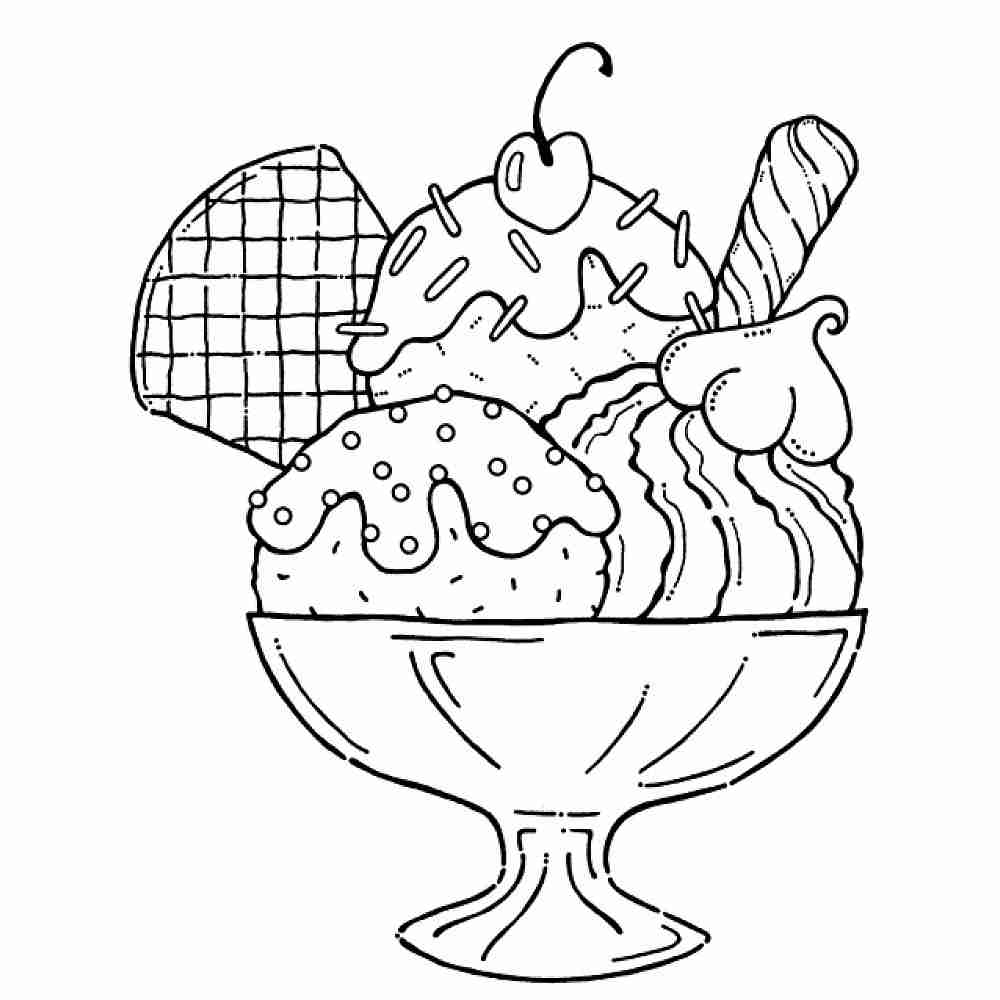 Free Printable Ice Cream Coloring Pages For Kids Throughout Cone 1000x1000 Free Printable Ice Cream Coloring Pages For Kids Throughout Cone