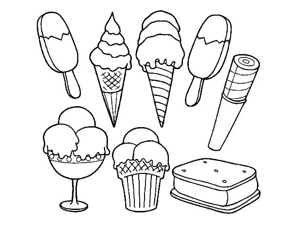 Ice Cream Coloring Pages Printable Coloring Pages For Girls 600x464 Ice Cream Coloring Pages Printable Coloring Pages For Girls