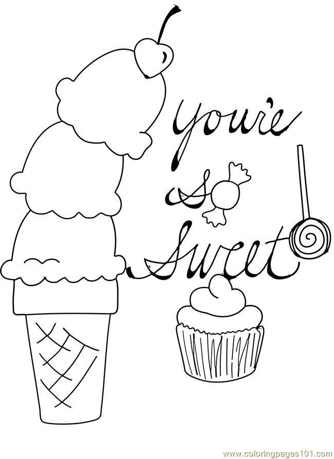 Free Printable Coloring Image Candy Cupcake Ice Cream Cone Cherry 650x894 Free Printable Coloring Image Candy Cupcake Ice Cream Cone Cherry