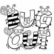 230x230 Printable Bug Coloring Pages Image Free Printable Insect Coloring