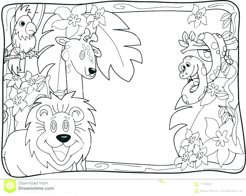 970x772 Jungle Animal Coloring Pages Elegant Jungle Animal Coloring Pages