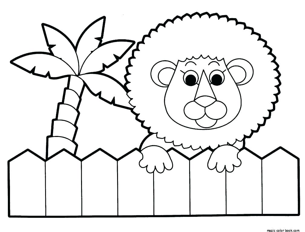 1008x768 Jungle Animals Coloring Page Jungle Animal Coloring Pages Nice