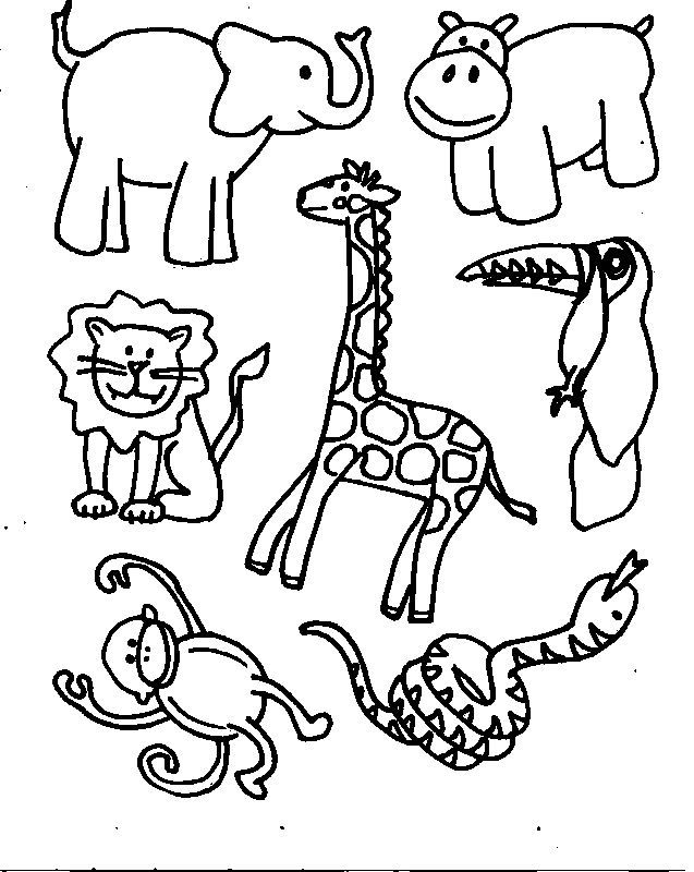 637x800 Jungle Coloring Pages ( Slp Stuff Child, Animal