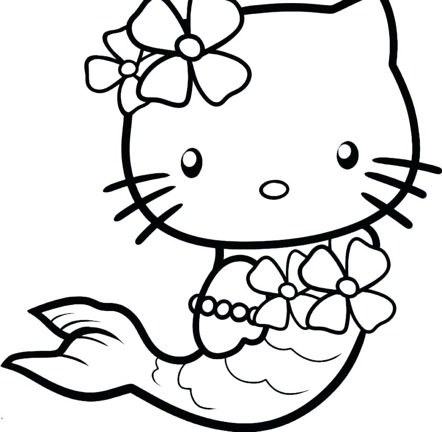 863x843 Printable Hello Kitty Coloring Pages Printable Hello Kitty