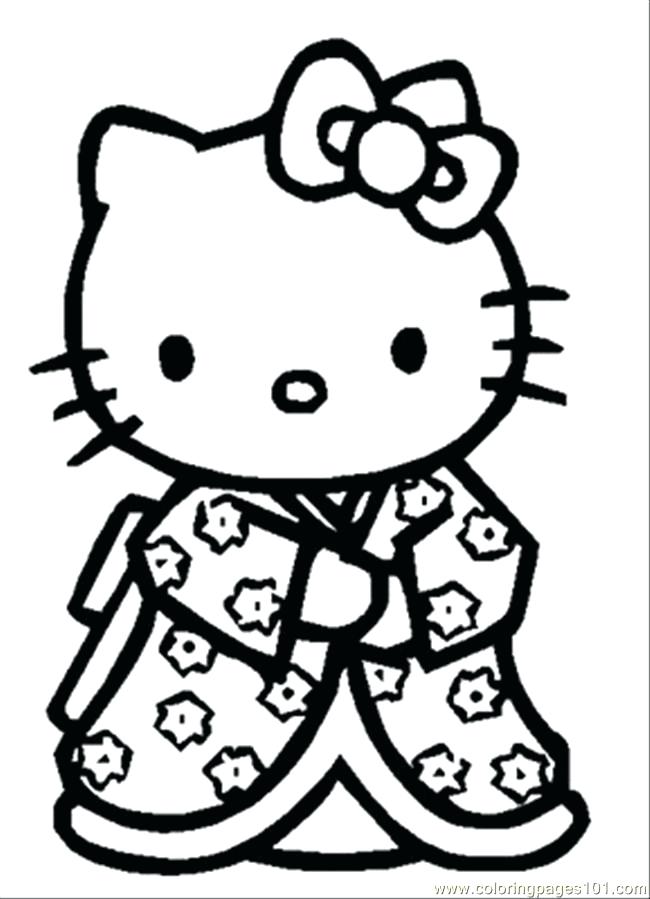 650x899 Cute Hello Kitty Coloring Pages Cute Hello Kitty Coloring Pages