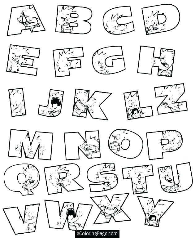 630x767 Letters Coloring Pages Printable Coloring Pages Letters Color By