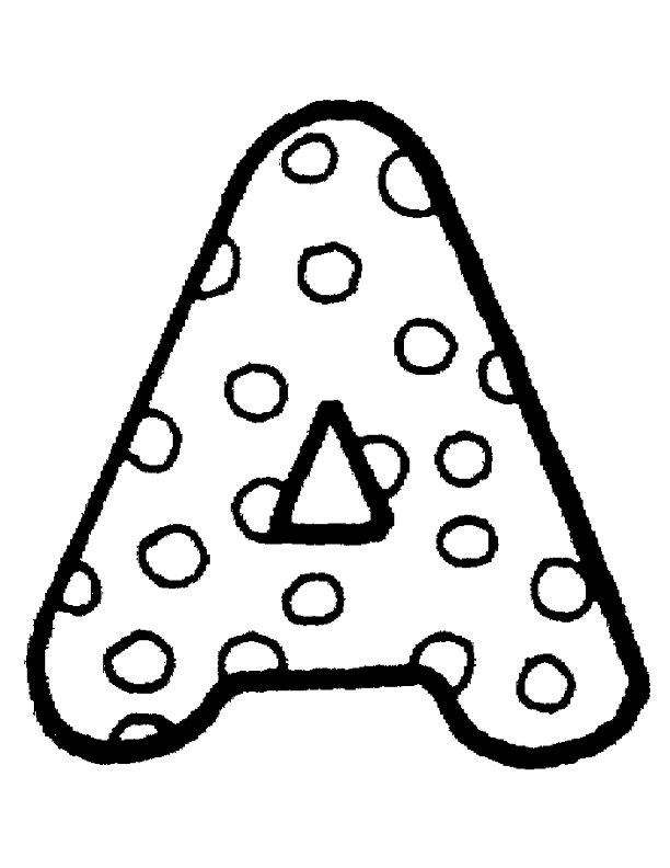 612x792 Bubble Letters Coloring Pages