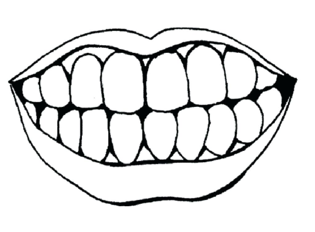 1024x756 Lips Coloring Pages Coloring Pages Of Lips And Teeth Coloring