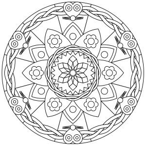 300x300 Mandala Monday Another Free Mandala To Color