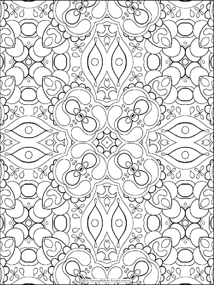 750x1000 Printable Abstract Coloring Pages For Adults And Free Printable