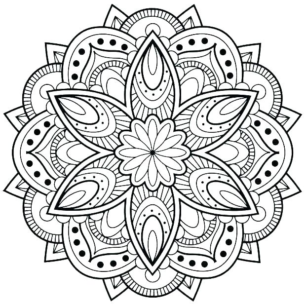 618x618 Printable Mandala Coloring Pages Free Printable Mandalas Coloring