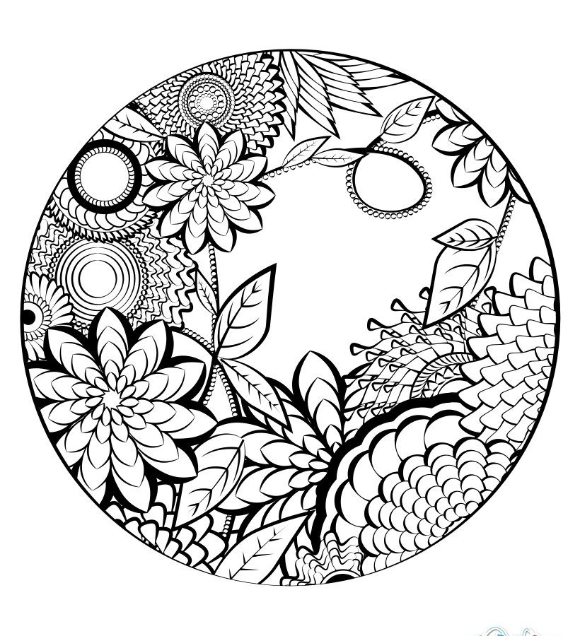 820x900 Sun Mandala Coloring Page Free Printable Unique Pages Adult Easy