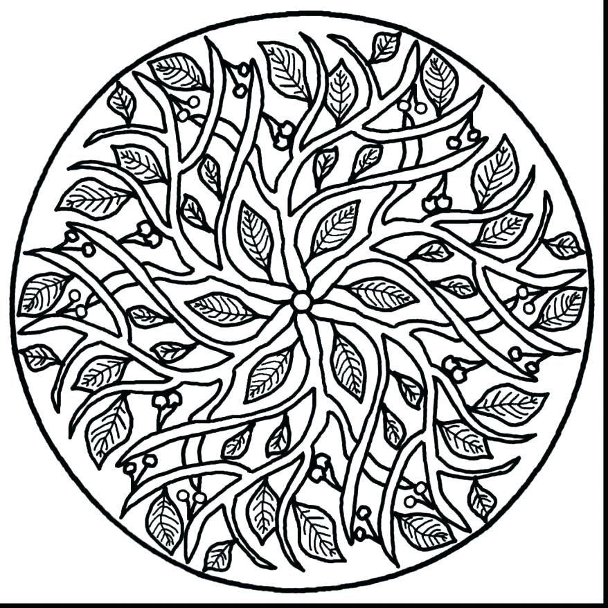 878x878 Easy Mandalas To Color Mandala Coloring Pages For Adults