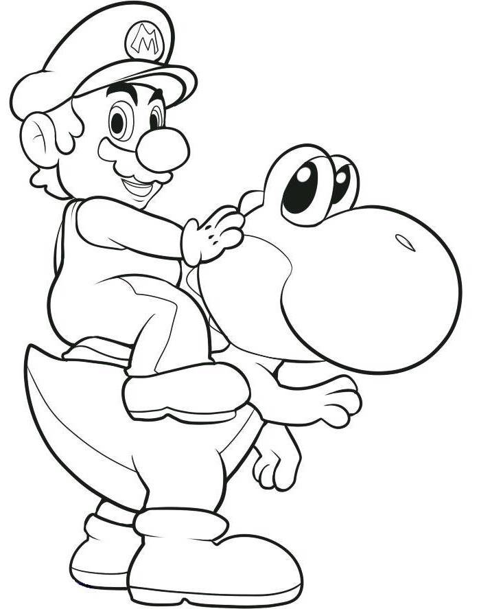 Mairo Coloring Pages 698x887 Mairo Coloring Pages