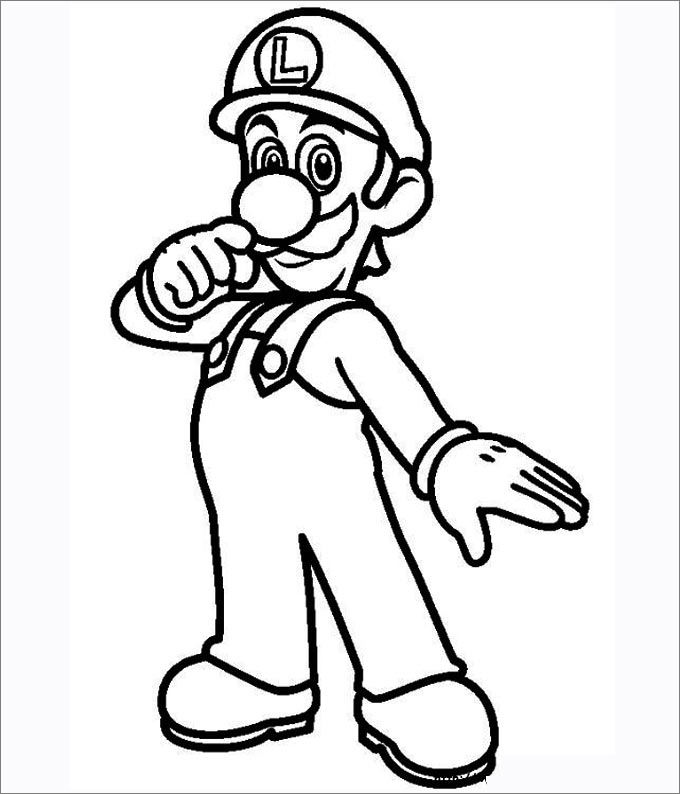 Mario Coloring Pages 680x794 Mario Coloring Pages