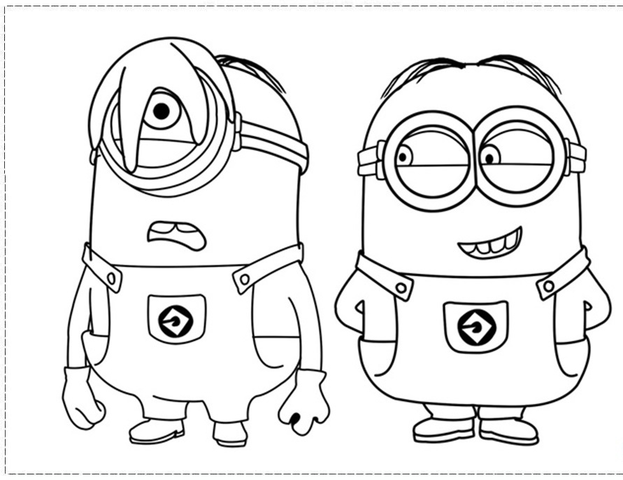 Despicable Me Coloring Pages For Kids 891x686 Despicable Me Coloring Pages For Kids
