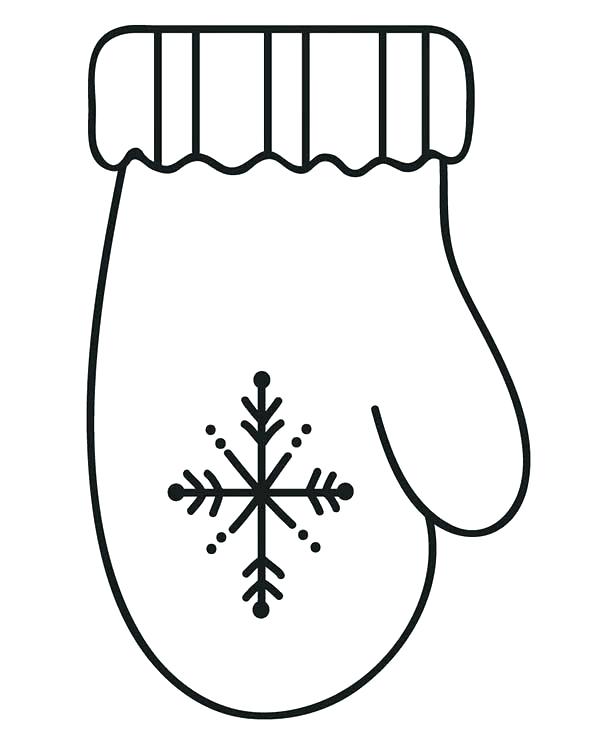 600x745 Mitten Coloring Pages Mittens Coloring Pages Modern Design Mitten