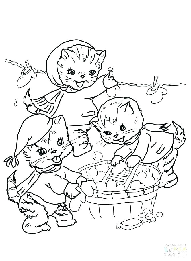 671x916 The Mitten Coloring Page