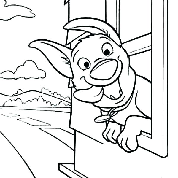 600x600 The Mitten Coloring Page