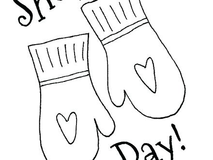 440x330 Mitten Coloring Page Mittens Colouring Page 2 Mitten Coloring Page