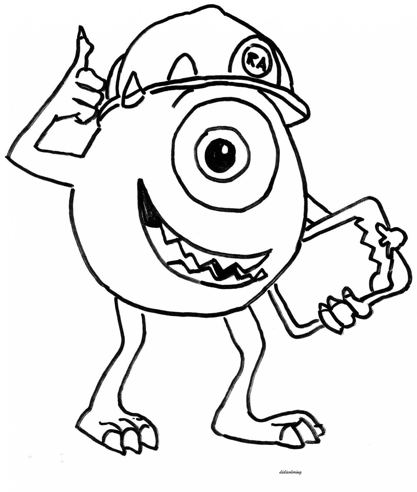 Printable Monster Coloring Pages