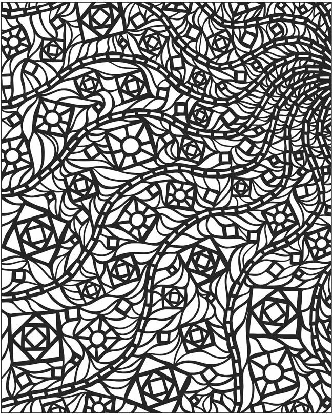 Mosaic Coloring Pages To Download And Print For Free 650x809 Mosaic Coloring Pages To Download And Print For Free