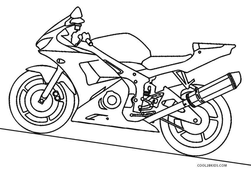Free Printable Motorcycle Coloring Pages For Kids Cool2bkids 850x577 Free Printable Motorcycle Coloring Pages For Kids Cool2bkids