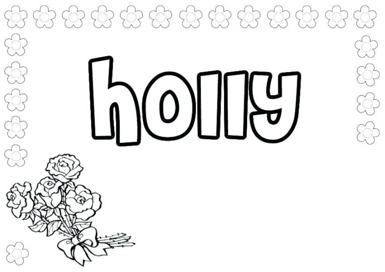 Printable Name Coloring Pages at GetColorings.com | Free printable