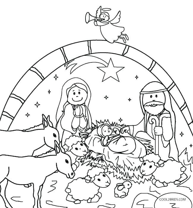 Preschool Christmas Coloring Pages Nativity Nativity Coloring 650x700 Preschool Christmas Coloring Pages Nativity Nativity Coloring