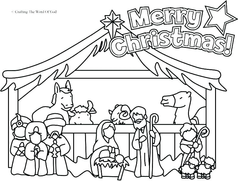 Nativity Coloring Pages Printable 800x609 Nativity Coloring Pages Printable