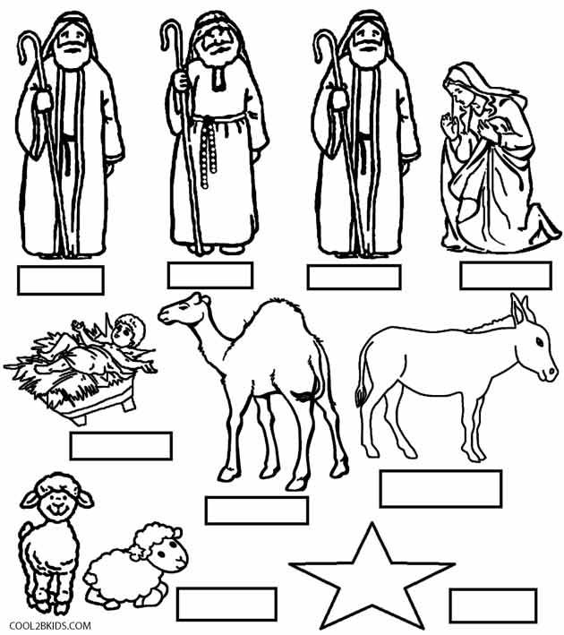 Printable Nativity Scene Coloring Pages For Kids Cool2bkids 630x709 Printable Nativity Scene Coloring Pages For Kids Cool2bkids