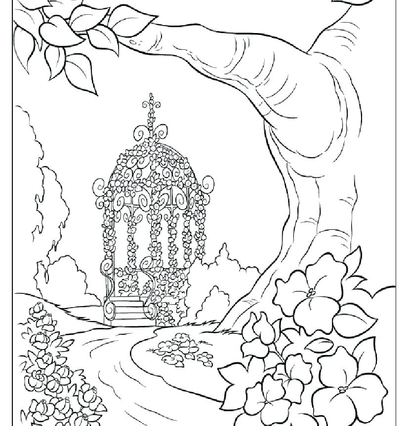 826x864 Free Nature Coloring Pages Nature Coloring Pages Footage New Free