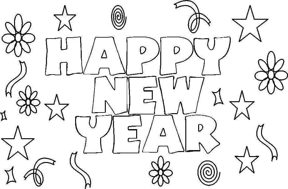 920x603 Free Printable New Years Coloring Pages Printable New Years