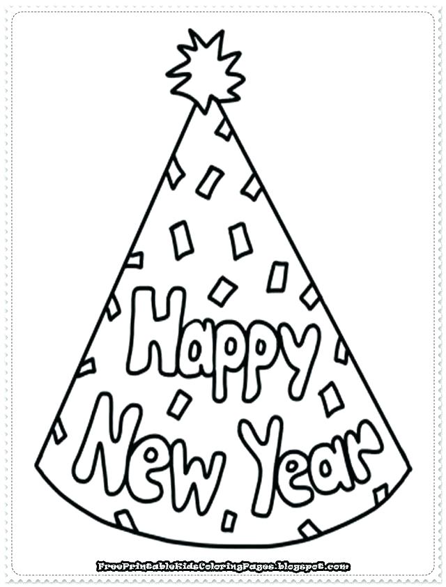 New Year Coloring Pages Free Printables Free New Years Coloring 640x842 New Year Coloring Pages Free Printables Free New Years Coloring