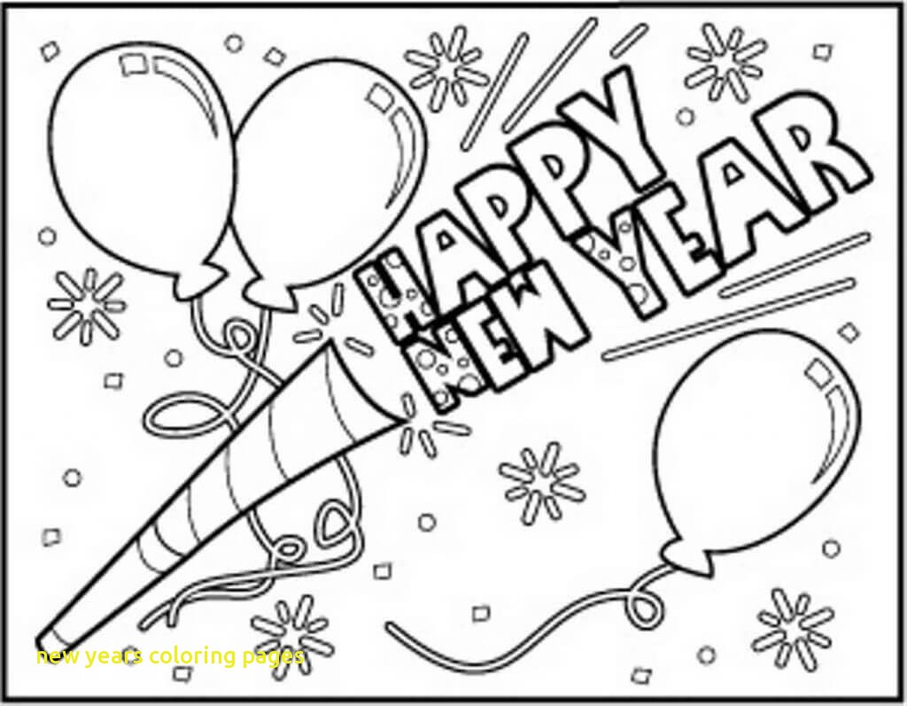 New Years Coloring Pages With Printable New Year 2018 Coloring 1024x797 New Years Coloring Pages With Printable New Year 2018 Coloring