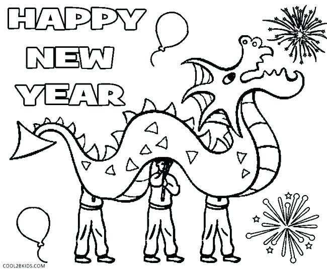 New Years Printable Coloring Pages Printable New Years Coloring 650x535 New Years Printable Coloring Pages Printable New Years Coloring
