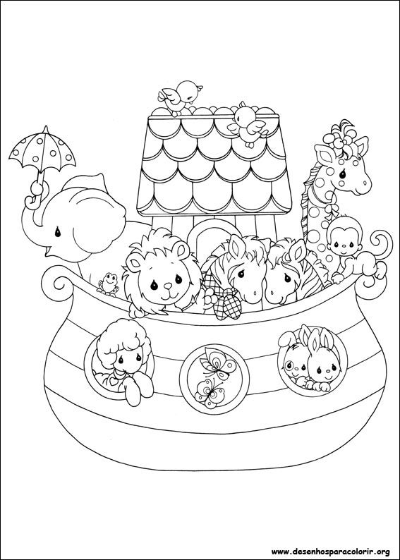 Printable Noahs Ark Coloring Pages