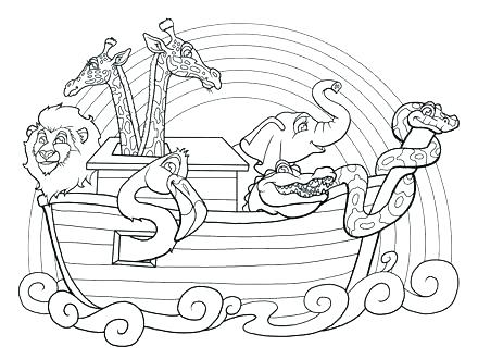 Noahs Ark Coloring Pages Free Ark Coloring Pages Ark Two Cute 440x330 Noahs Ark Coloring Pages Free Ark Coloring Pages Ark Two Cute