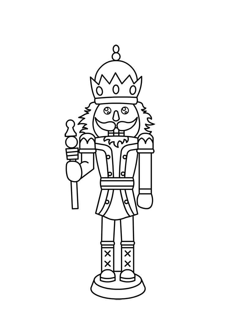 768x1024 Free Printable Nutcracker Coloring Pages For Kids Mice, Free