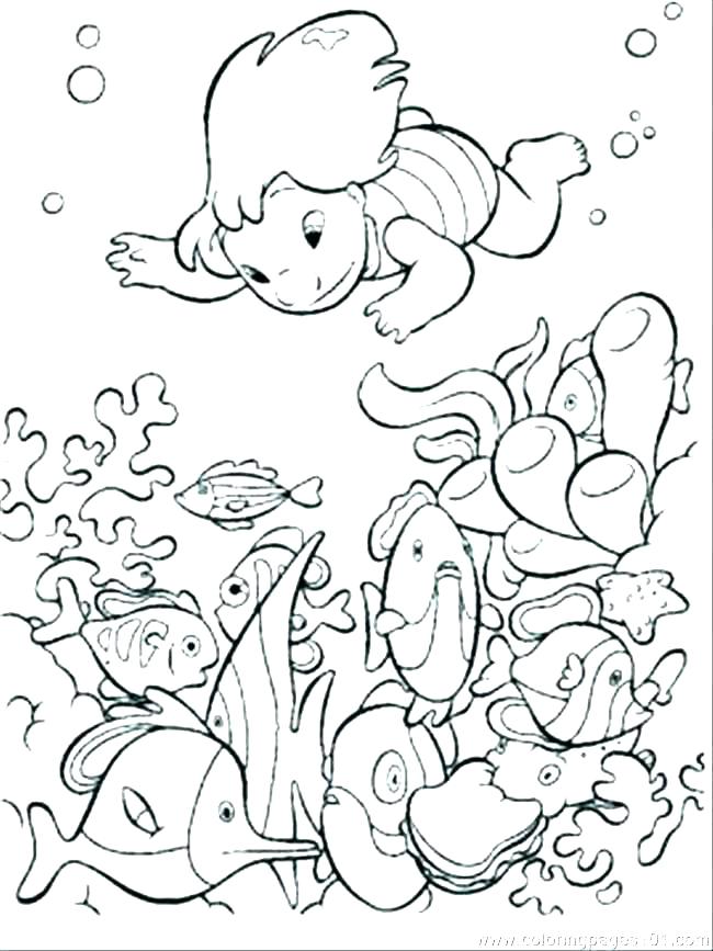 650x867 Underwater Coloring Page Free Printable Ocean Coloring Pages Ocean