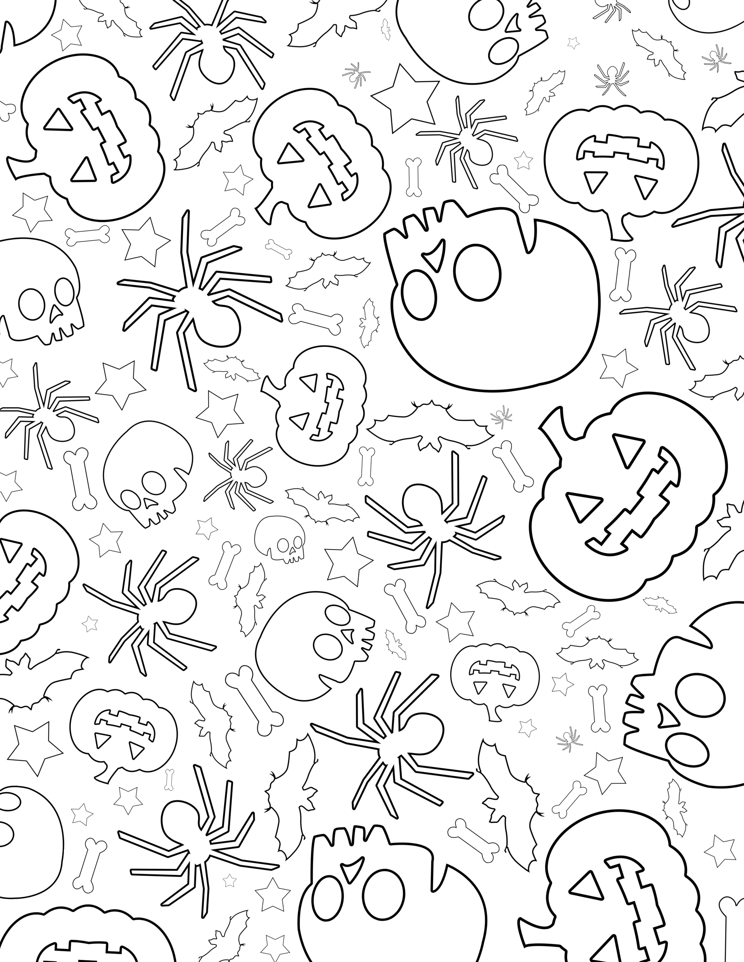 2550x3300 Strong October Coloring Sheets Unconditional Fall Free Printable