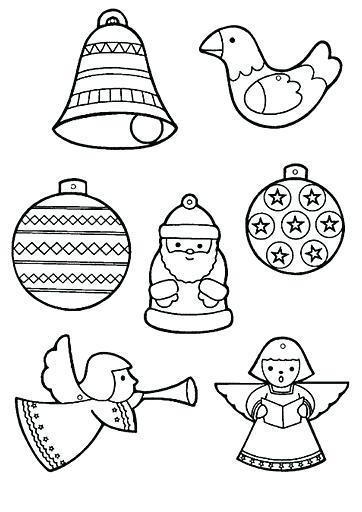 362x512 Coloring Ornaments Ornament Coloring Pages Xmas Ornaments Coloring