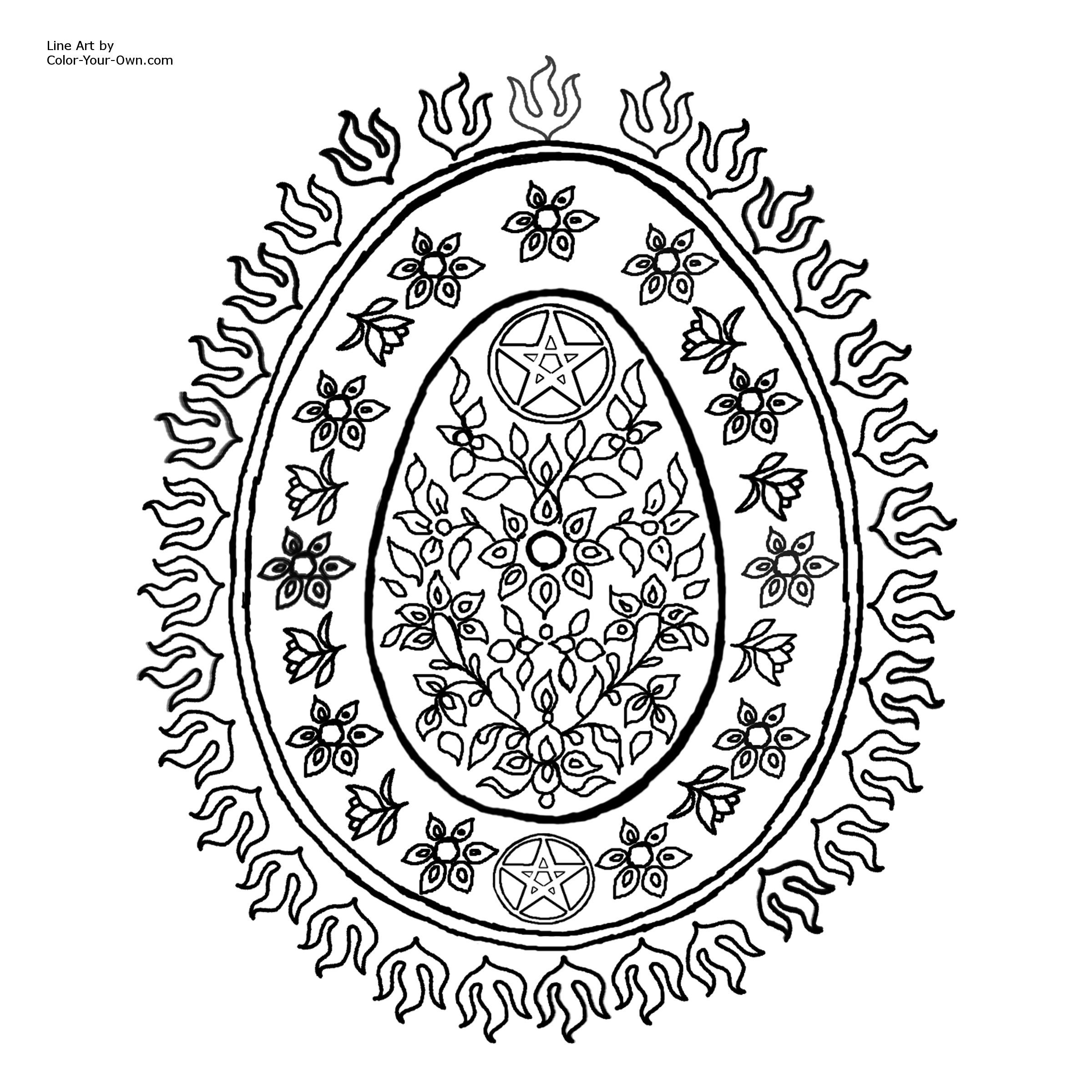 2400x2400 Printable Pagan Coloring Pages