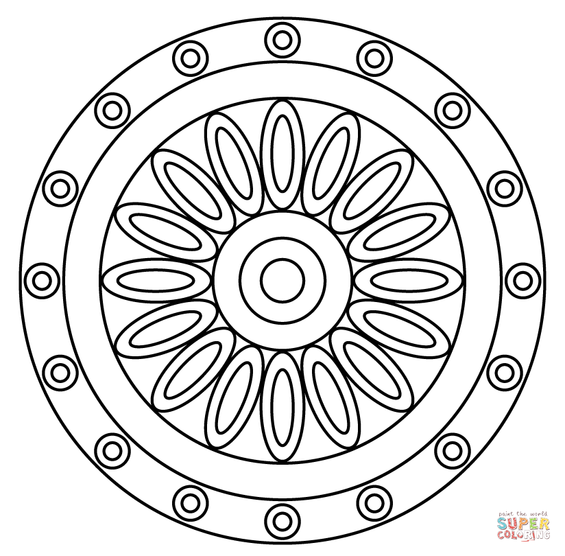 Pattern Coloring Pages Mandala With Flower Pattern Coloring Page 824x810 Pattern Coloring Pages Mandala With Flower Pattern Coloring Page