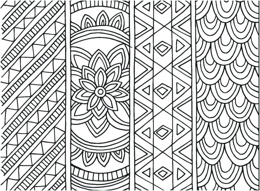 Printable Pattern Coloring Pages 827x609 Printable Pattern Coloring Pages