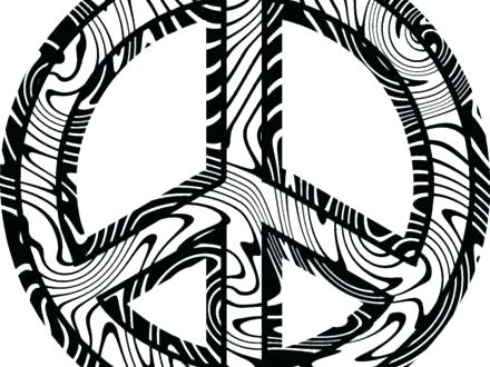 440x330 Printable Peace Sign Pictures Kids Coloring Peace Sign Coloring