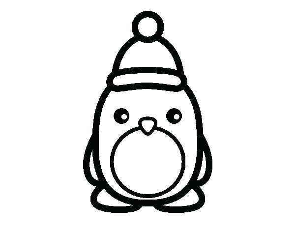 Penguin Printable Coloring Pages 600x470 Penguin Printable Coloring Pages